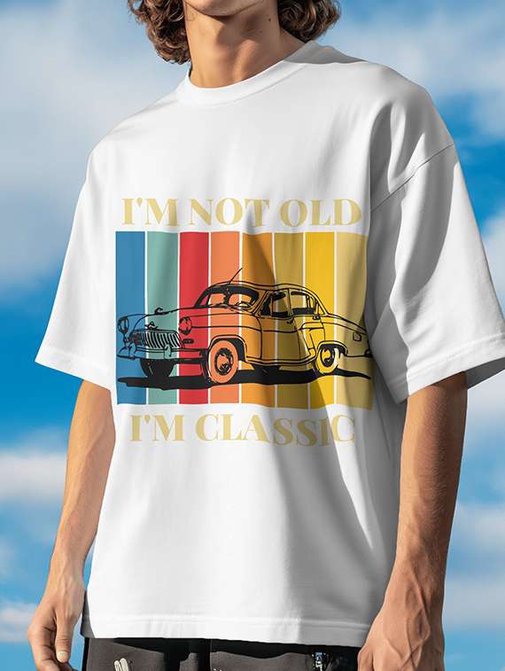 men printed short sleeve oversized t-shirt - 22002501 -  Standard Image - 3