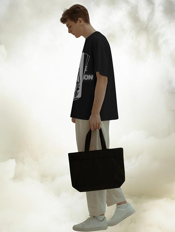 men printed short sleeve oversized t-shirt - 22002516 - Standard Image - 3