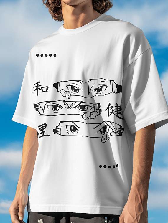 men printed short sleeve oversized t-shirt - 22002526 -  Standard Image - 3