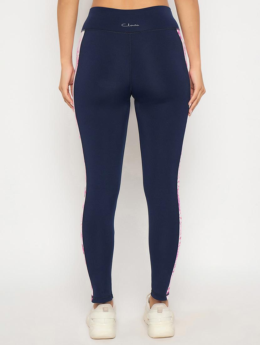 women tapered high rise gym tight - 22002970 - Standard Image - 3