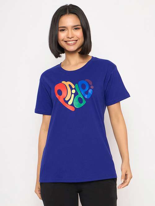 women printed short sleeve regular fit t-shirt - 22003005 - Standard Image - 0