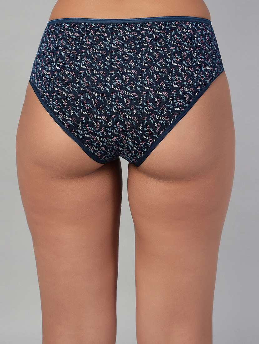 women printed mid rise hipster panty - 22003048 -  Standard Image - 3