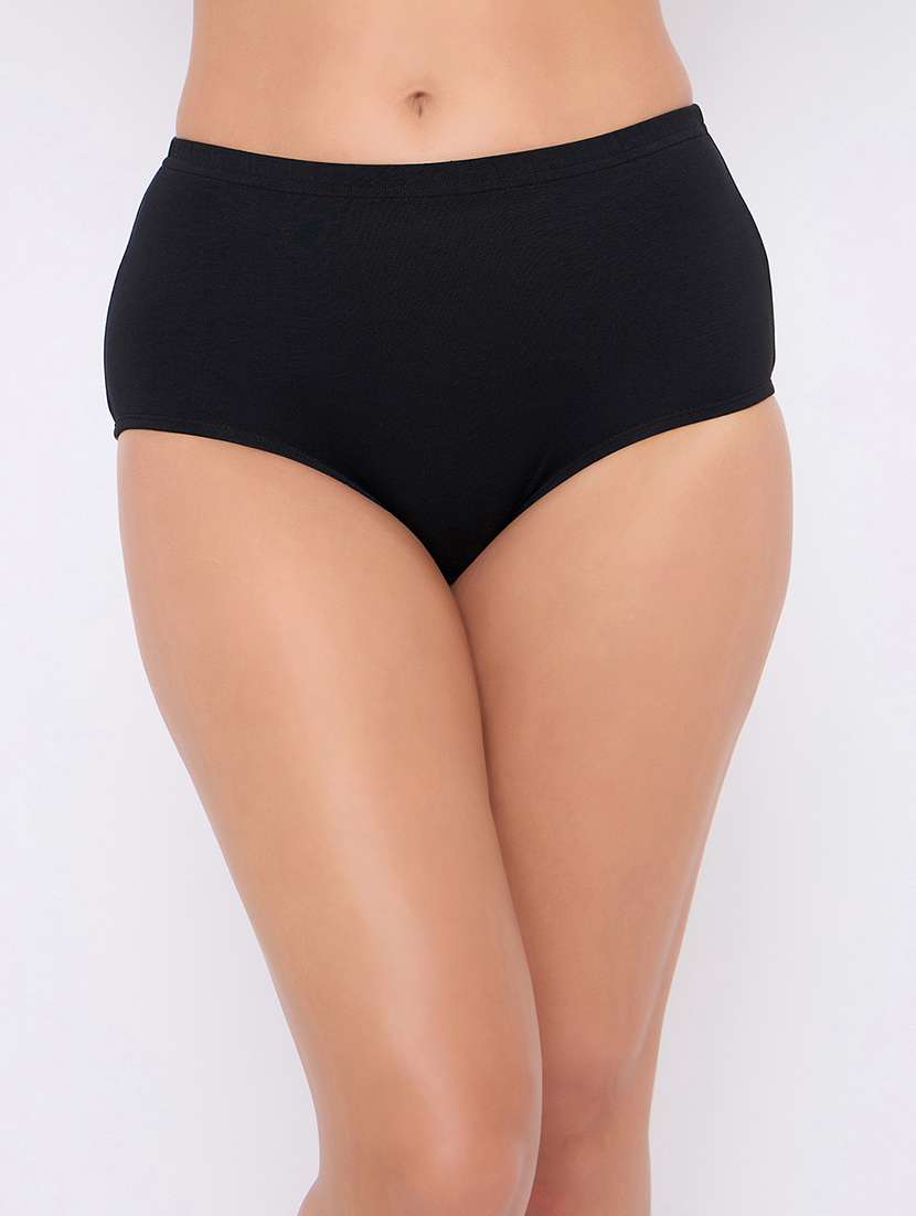 women solid high rise hipster panty