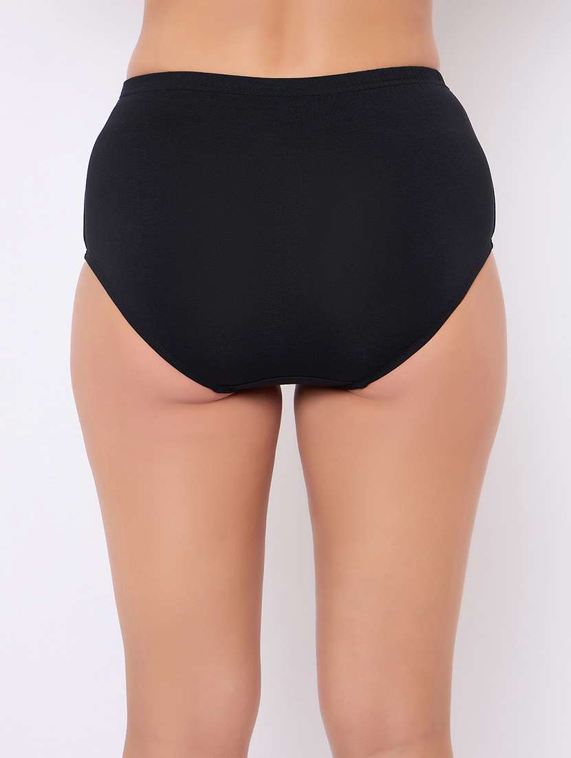 women solid high rise hipster panty - 22003054 -  Standard Image - 3