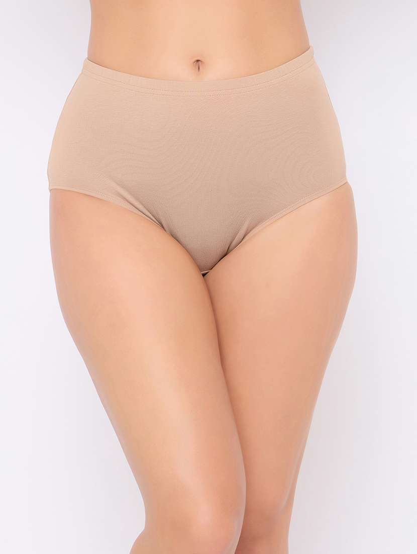 women solid high rise hipster panty
