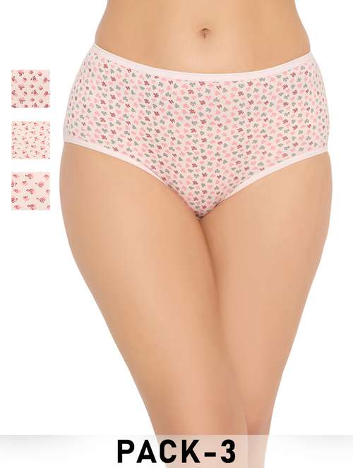 women pack of 3 printed hipster panty - 22003086 -  Standard Image - 0