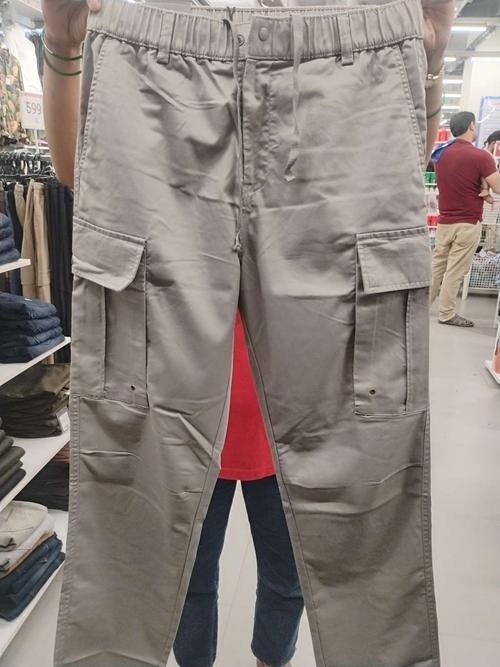 light grey satin joggers - 22003398 - Standard Image - 0
