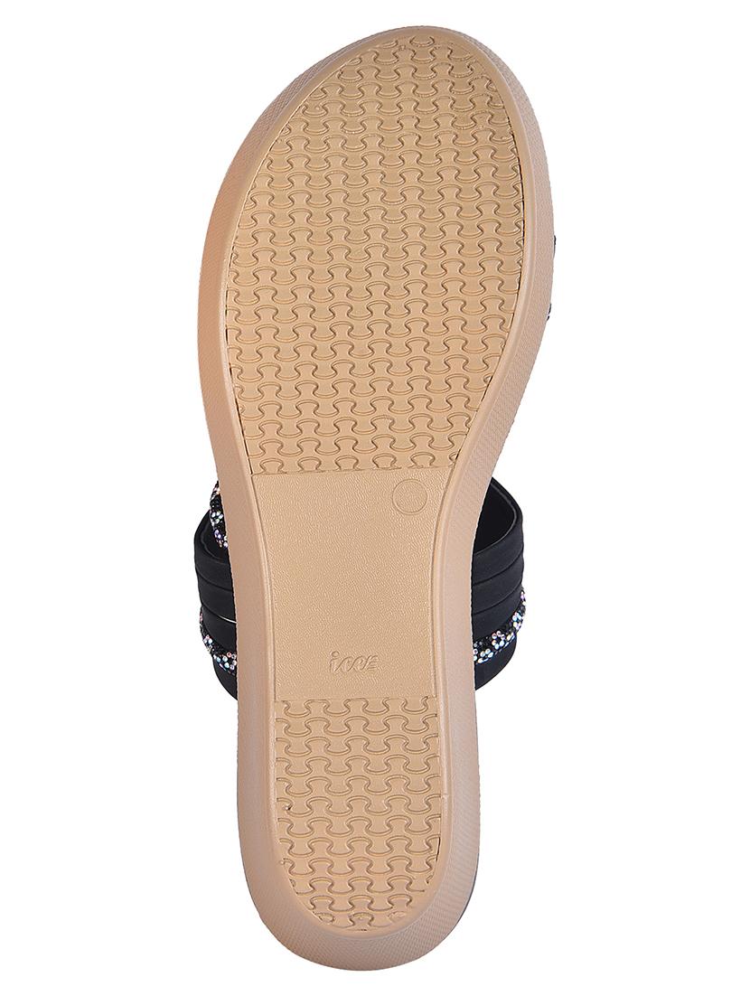 women solid slip on platform wedge - 22003811 - Standard Image - 3