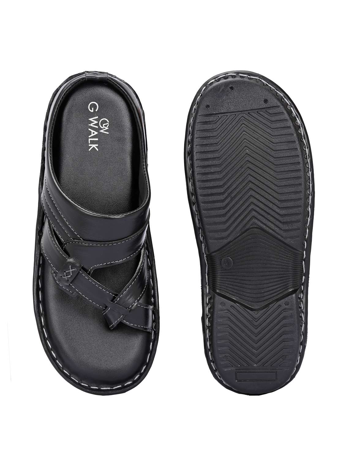 men solid toe separator sandal - 22003881 -  Standard Image - 5