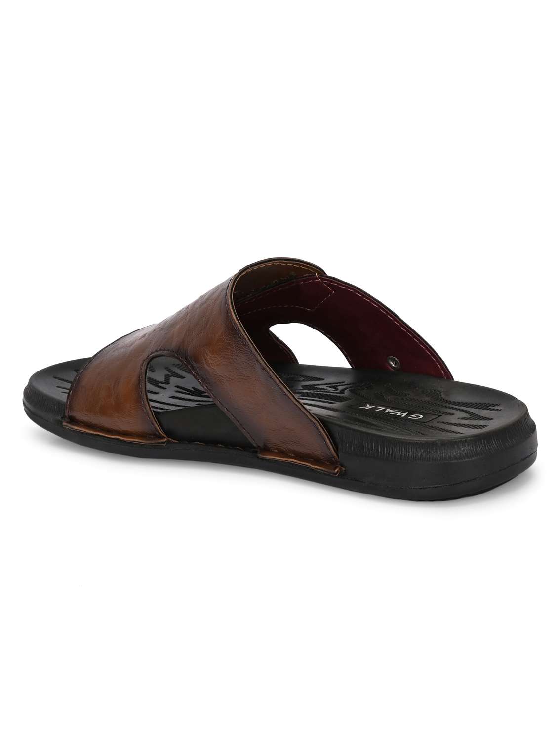 men tan slip on sandal - 22003903 -  Standard Image - 3