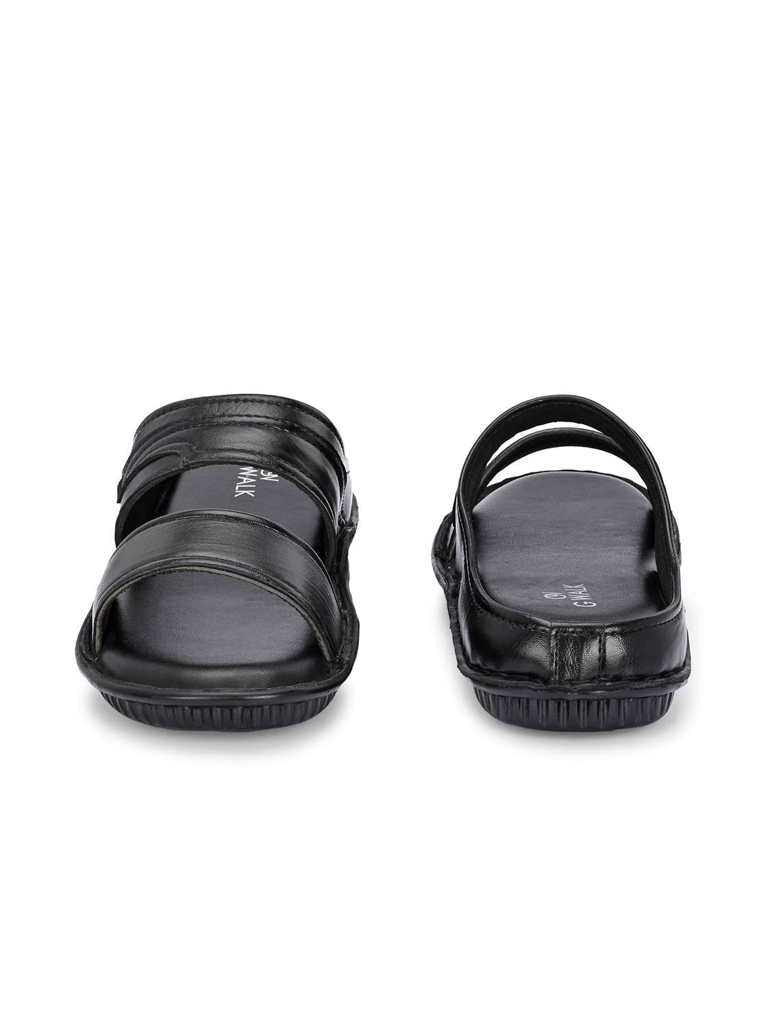 men black slip on sandal - 22003922 -  Standard Image - 5