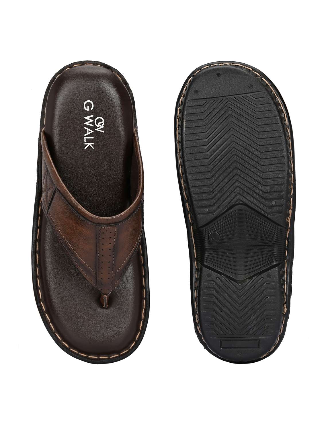 men solid toe separator sandal - 22003928 -  Standard Image - 5