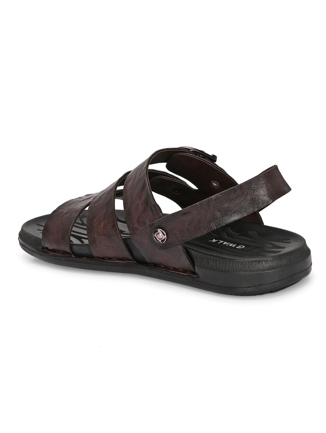 men textured back strap sandal - 22003943 - Standard Image - 3