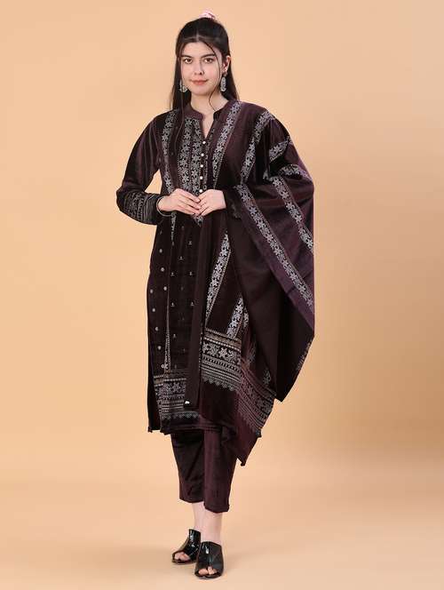 women self designed kurta pant with dupatta set - 22004178 -  Standard Image - 0
