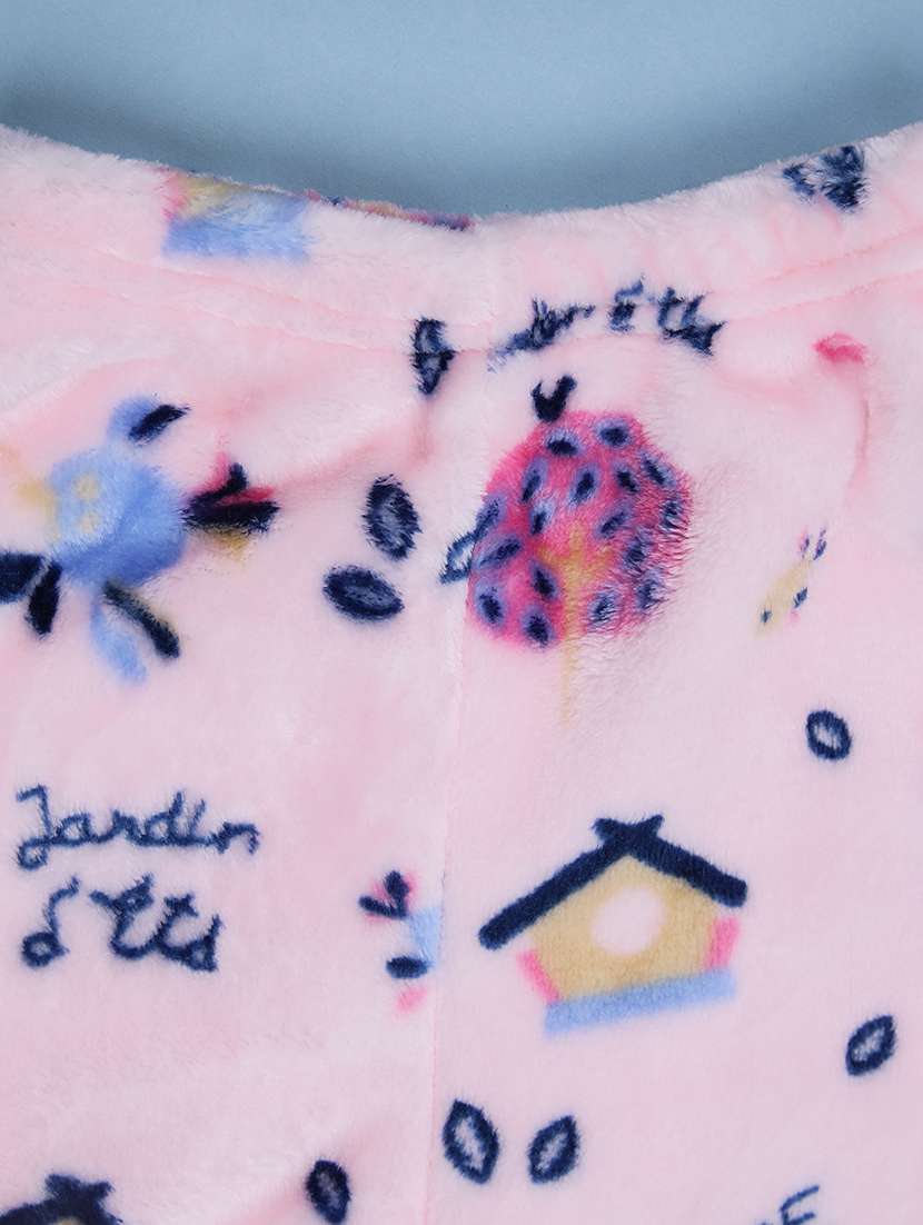 girls printed winterwear full length set - 22004330 -  Standard Image - 3