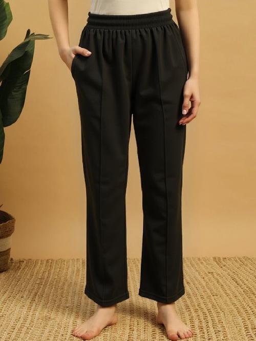 women solid mid rise loungewear pajama - 22004406 - Standard Image - 0