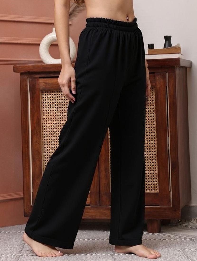 women solid mid rise loungewear pajama - 22004407 - Zoom Image - 0