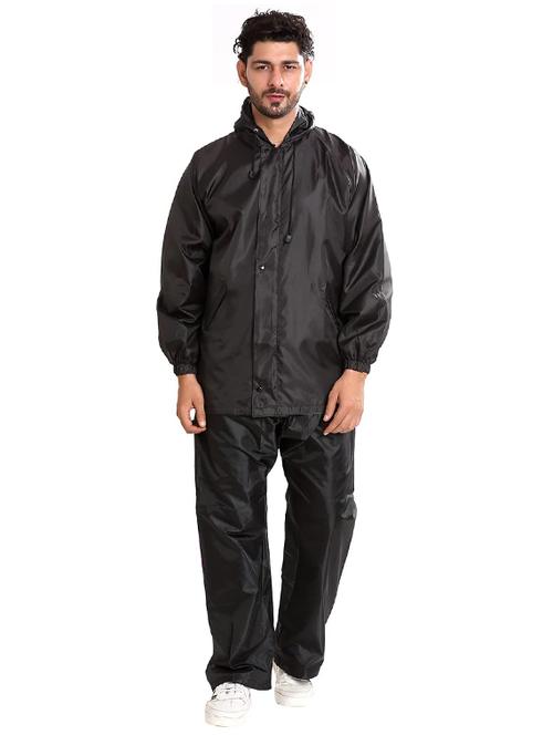 men solid long sleeve rain suit set - 22004437 - Standard Image - 0