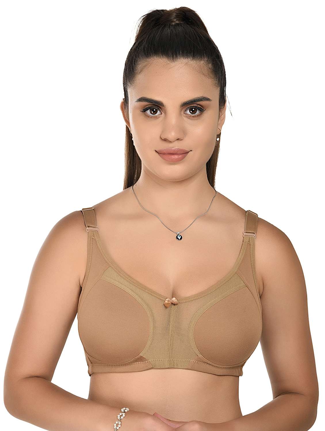 women solid lightly padded t-shirt bra