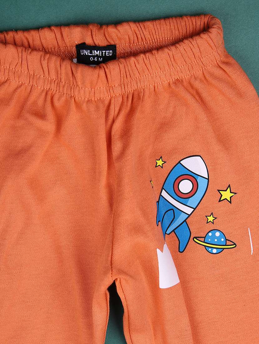 boys pack of 2 printed mid rise track pant - 22005037 -  Standard Image - 3