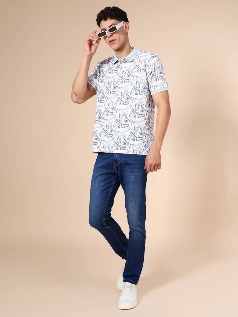 men washed mid rise full length jean - 22005142 -  Standard Image - 3