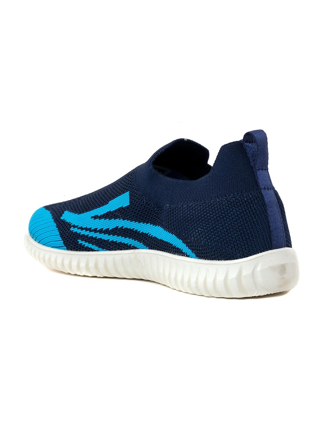 men blue slip on casual shoe - 22005914 - Standard Image - 3