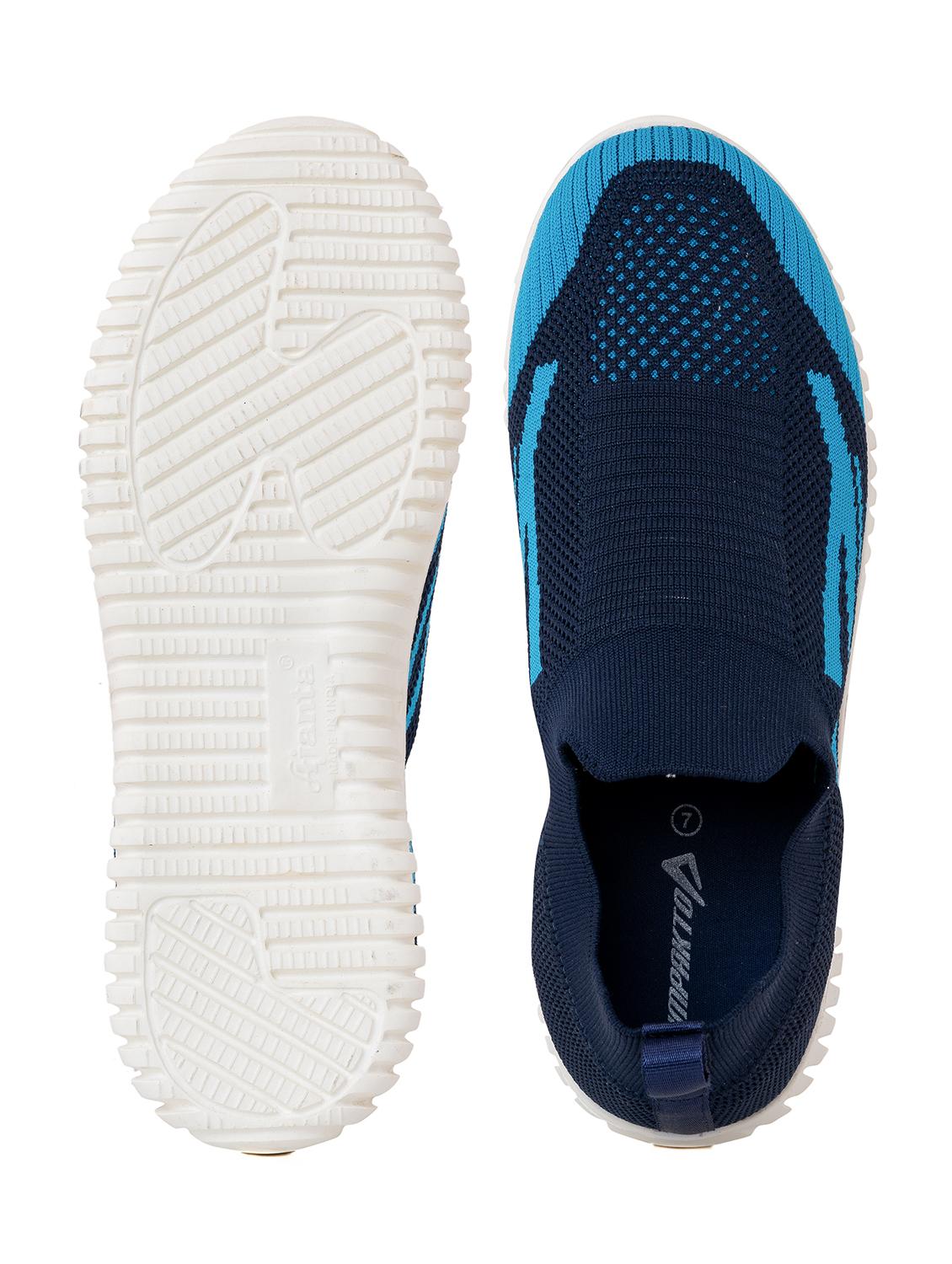 men blue slip on casual shoe - 22005914 - Standard Image - 5