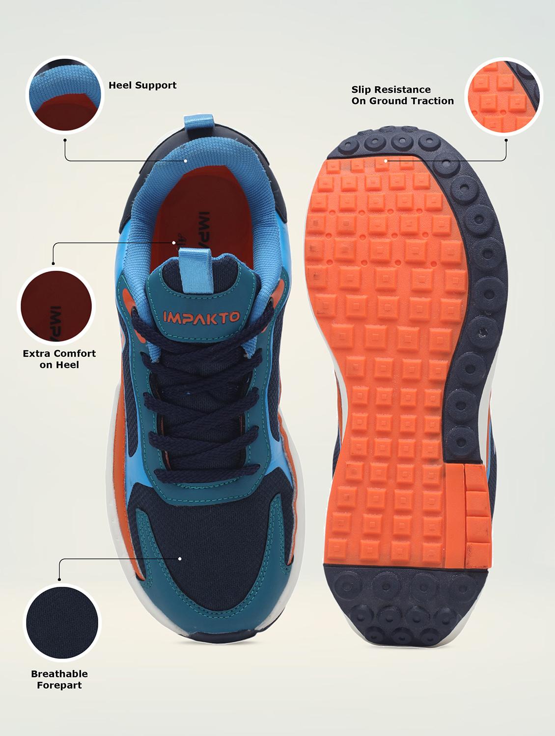 men blue lace up sneaker - 22005924 - Standard Image - 5