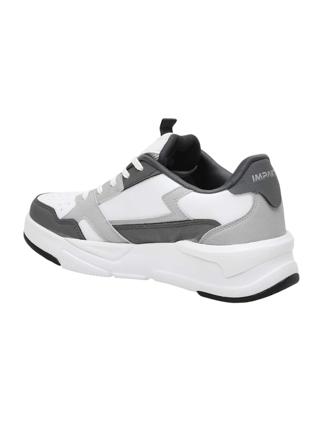 men grey lace up sneaker - 22005929 - Standard Image - 3