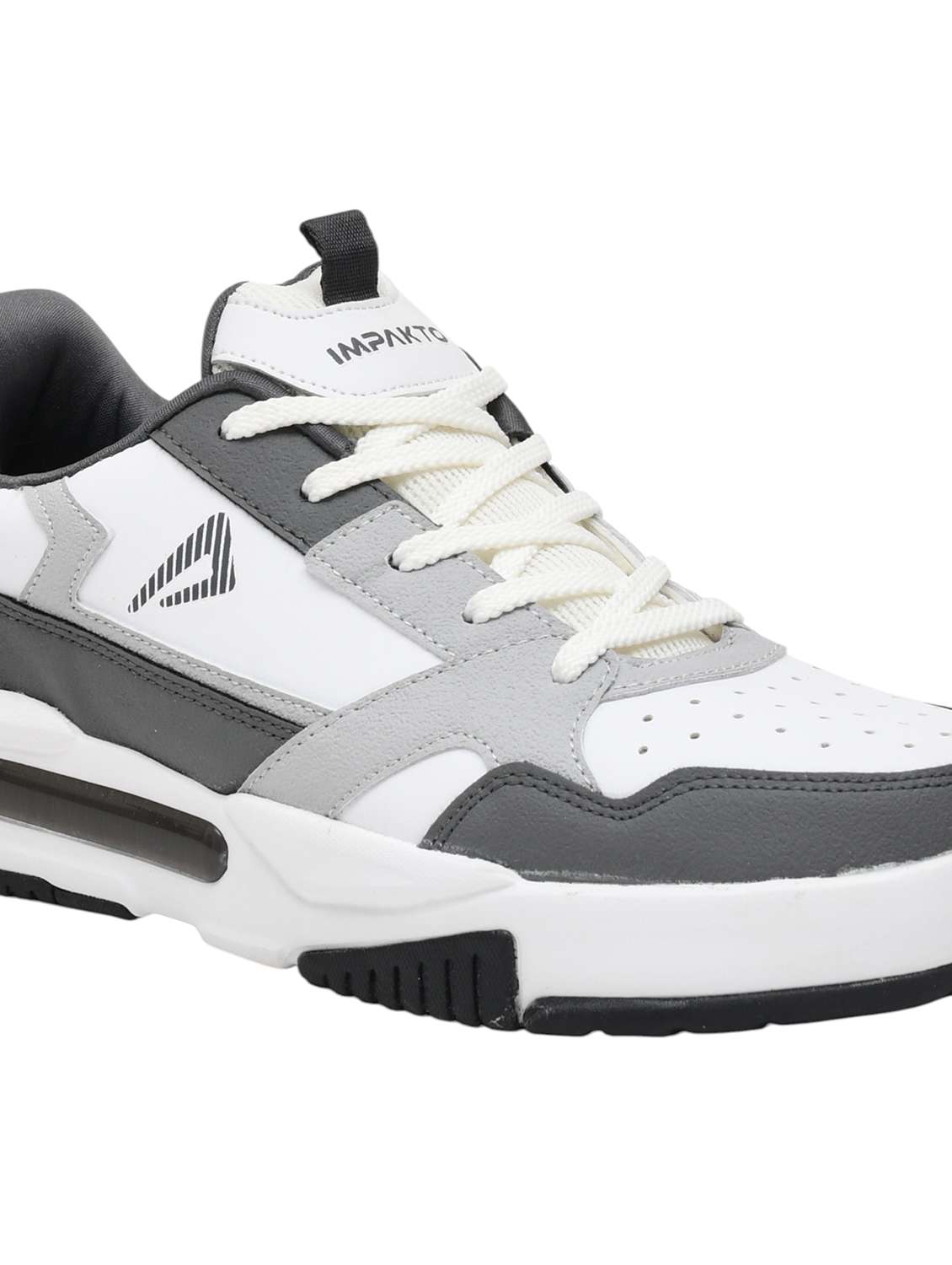 men grey lace up sneaker - 22005929 - Standard Image - 5
