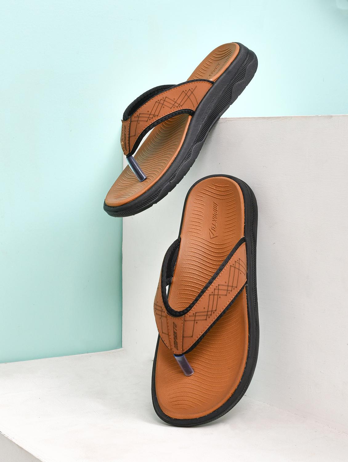men solid toe separator flip flop