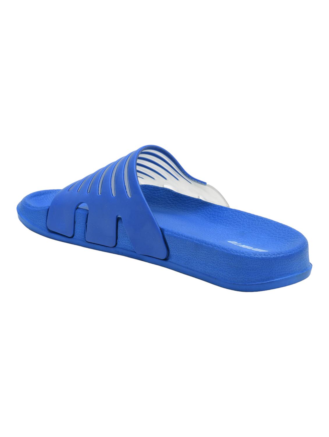 men blue slip on slider - 22005965 - Standard Image - 3