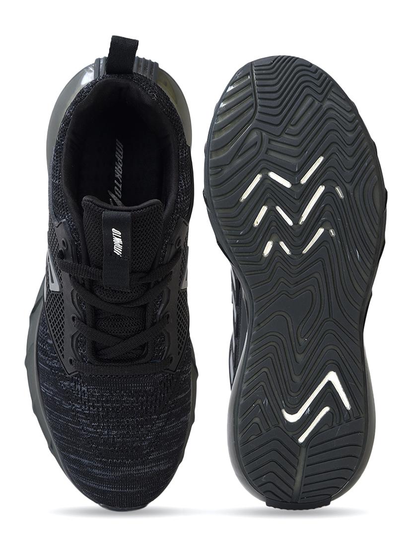 men black lace up sport shoe - 22005978 - Standard Image - 3