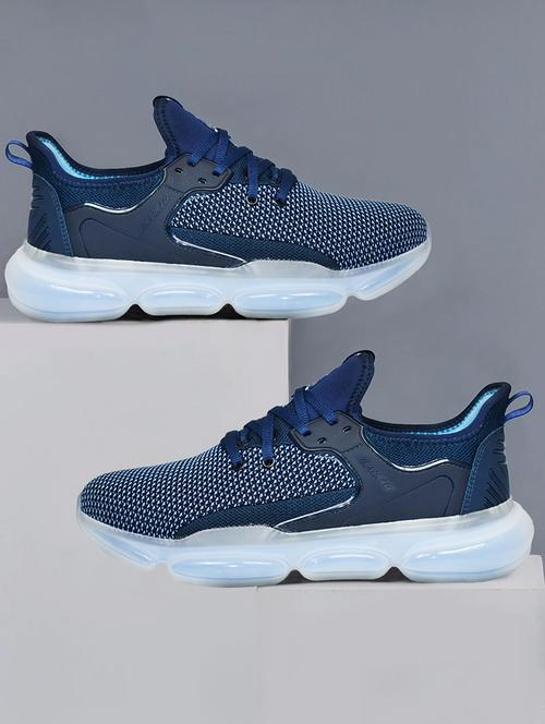 men blue lace up sport shoe - 22005981 - Standard Image - 0