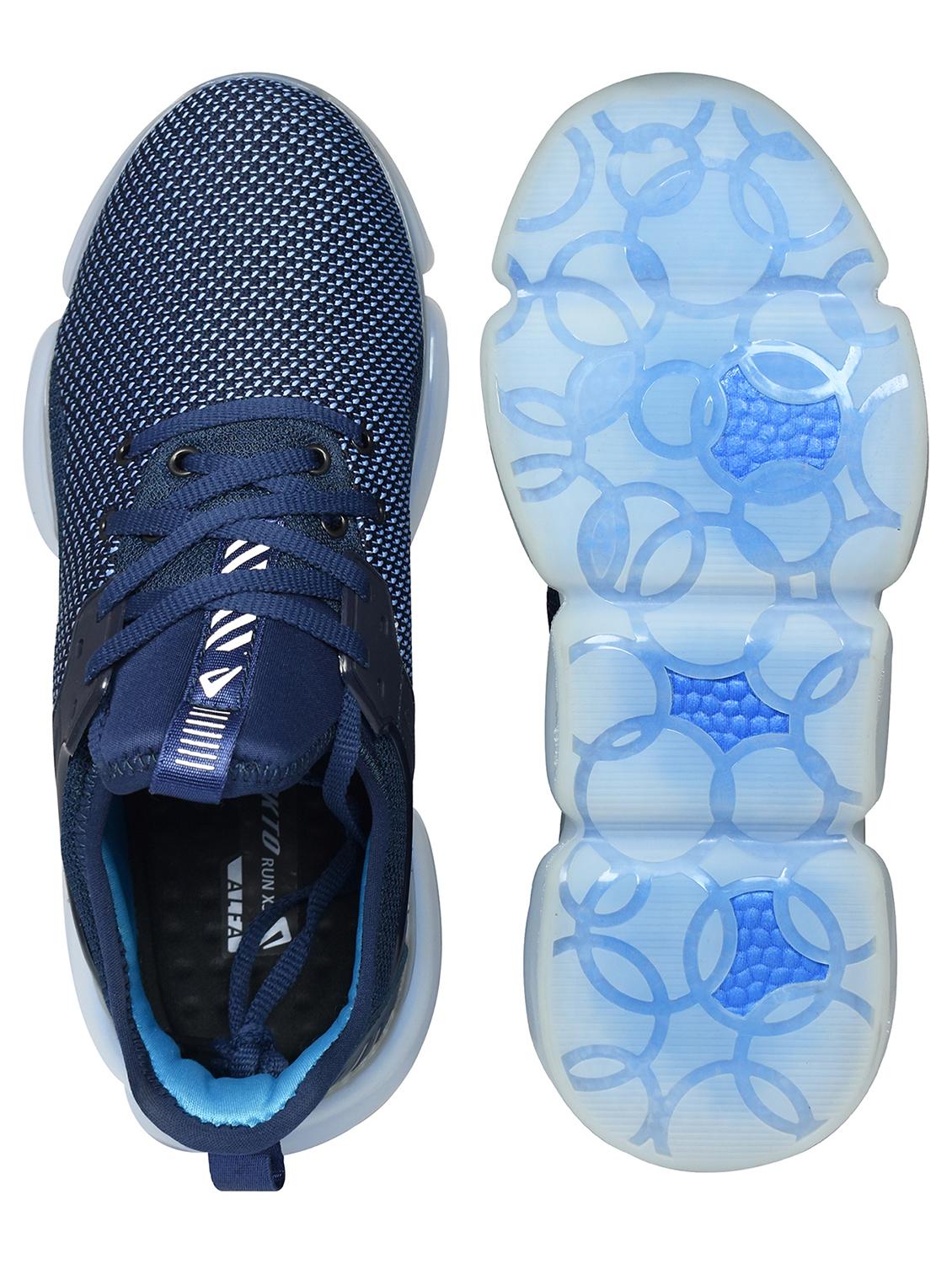 men blue lace up sport shoe - 22005981 - Standard Image - 5