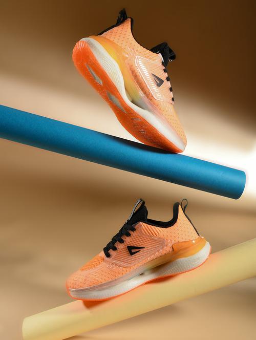 men orange lace up sport shoe - 22006008 - Standard Image - 0