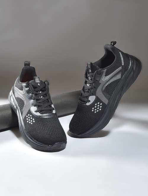 men black lace up sport shoe - 22006016 - Standard Image - 0