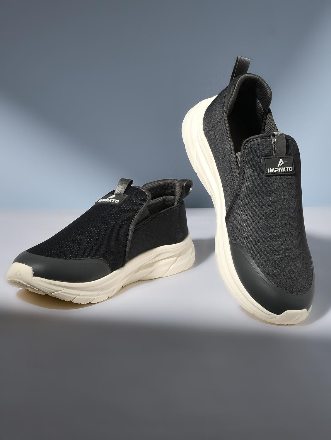 men grey slip on sport shoe