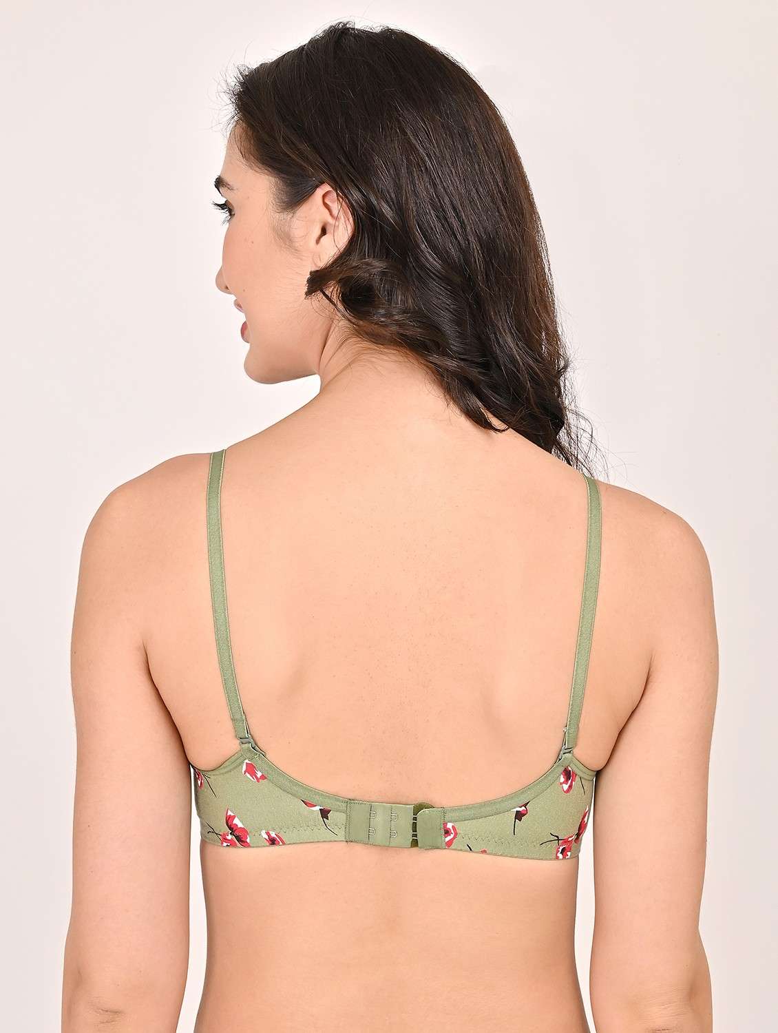 women pack of 2 printed non padded t-shirt bra - 22006180 - Standard Image - 3