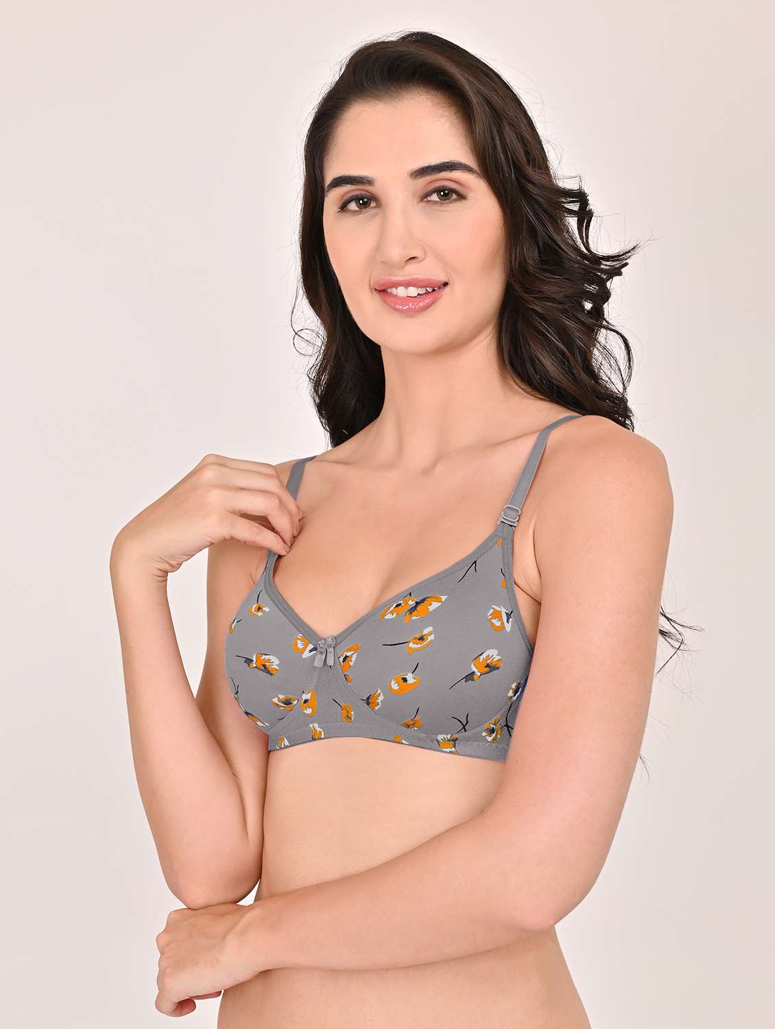 women printed non padded t-shirt bra - 22006181 - Zoom Image - 0