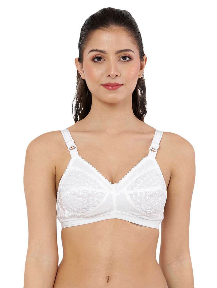 women pack of 2 solid non padded bra - 22006187 - Standard Image - 3