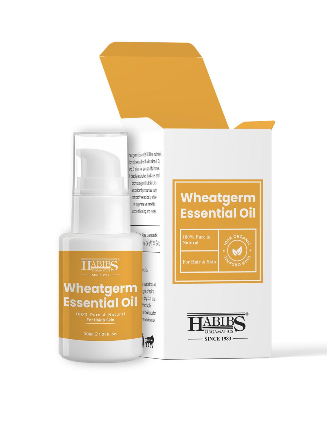 wheatgerm carrier oil - 100% natural, cold-pressed for anti-aging skin & hair nourishment 30ml - 22006217 -  Zoom Image - 0