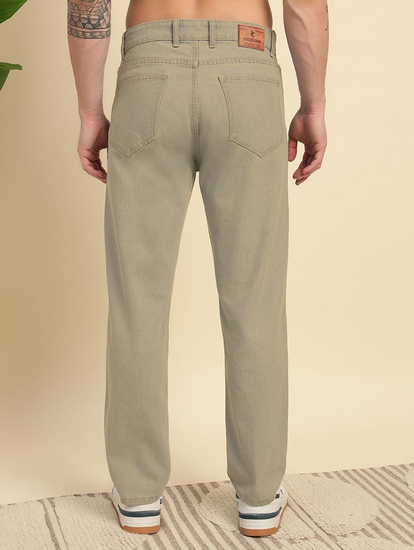 men plain mid rise full length jeans - 22006237 - Standard Image - 3