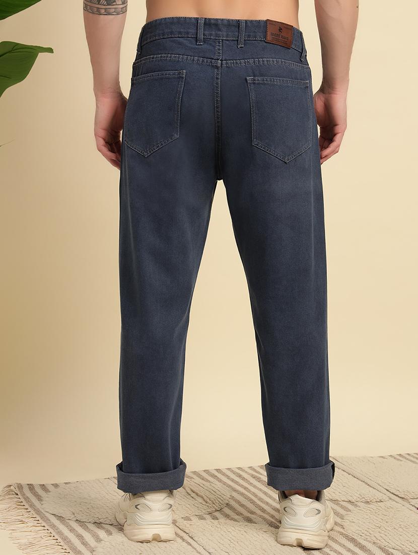 men plain mid rise full length jeans - 22006238 - Standard Image - 3