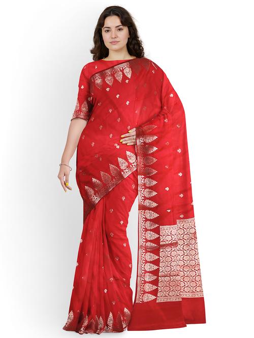 women self design banarasi saree with blouse - 22006277 - Standard Image - 0