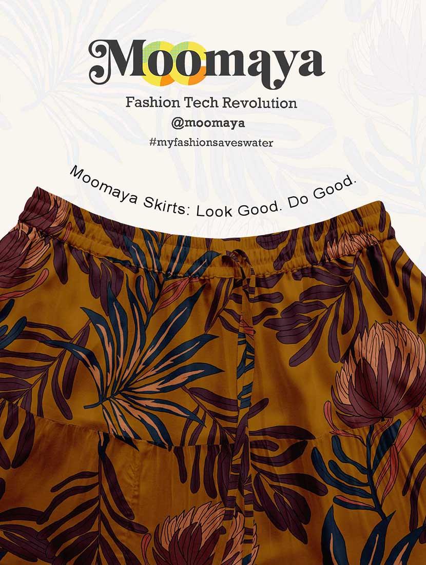 women floral printed high rise maxi tiered skirt - 22006285 - Standard Image - 5