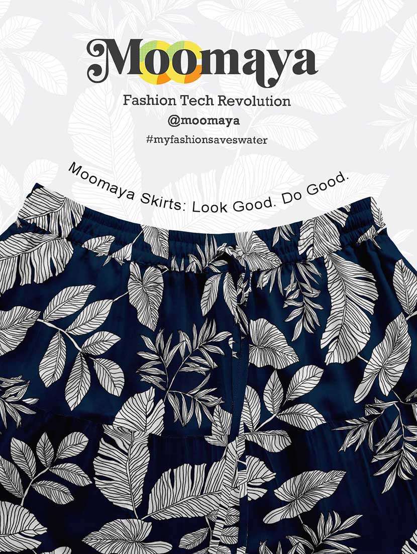 women tropical printed high rise maxi tiered skirt - 22006287 -  Standard Image - 5