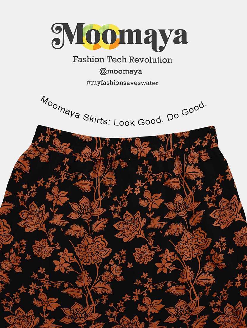 women floral printed high rise maxi tiered skirt - 22006319 -  Standard Image - 5