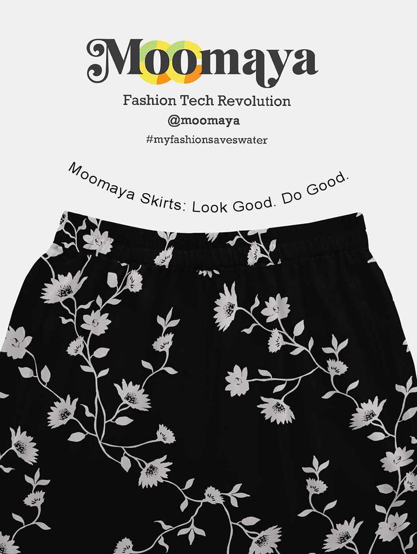 women floral printed high rise maxi tiered skirt - 22006323 - Standard Image - 5