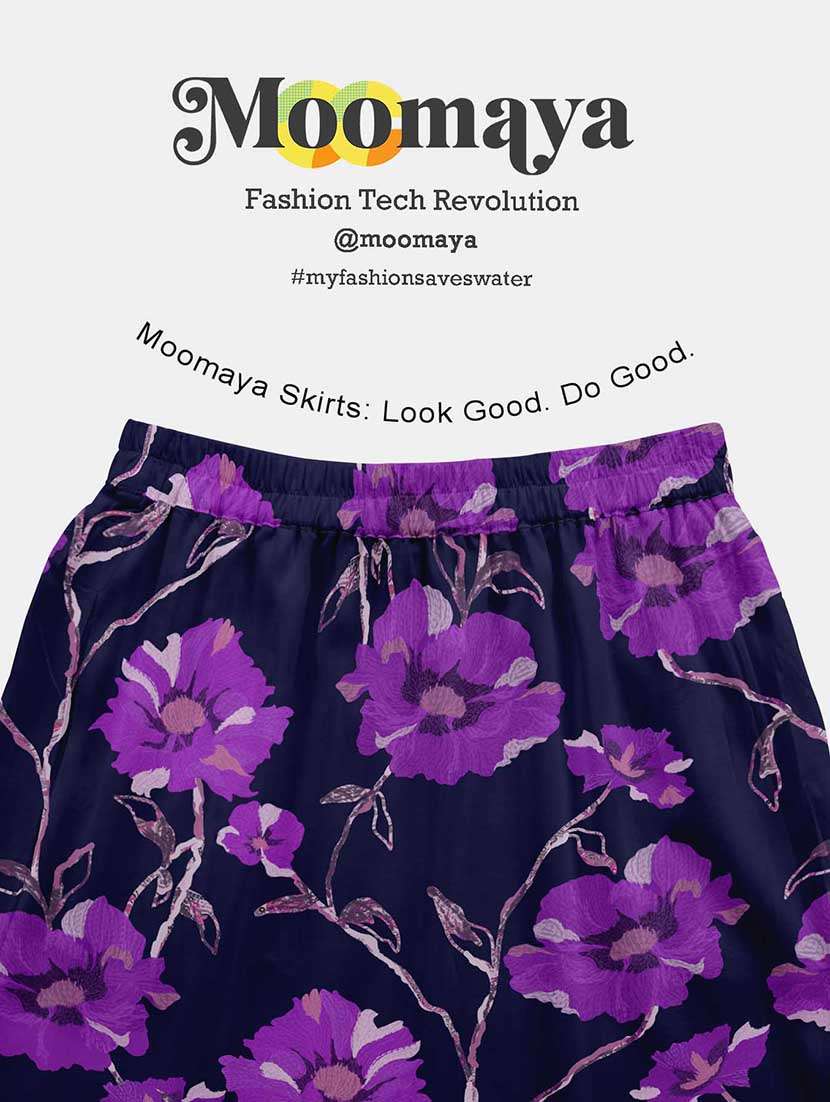 women floral printed high rise maxi tiered skirt - 22006327 - Standard Image - 5